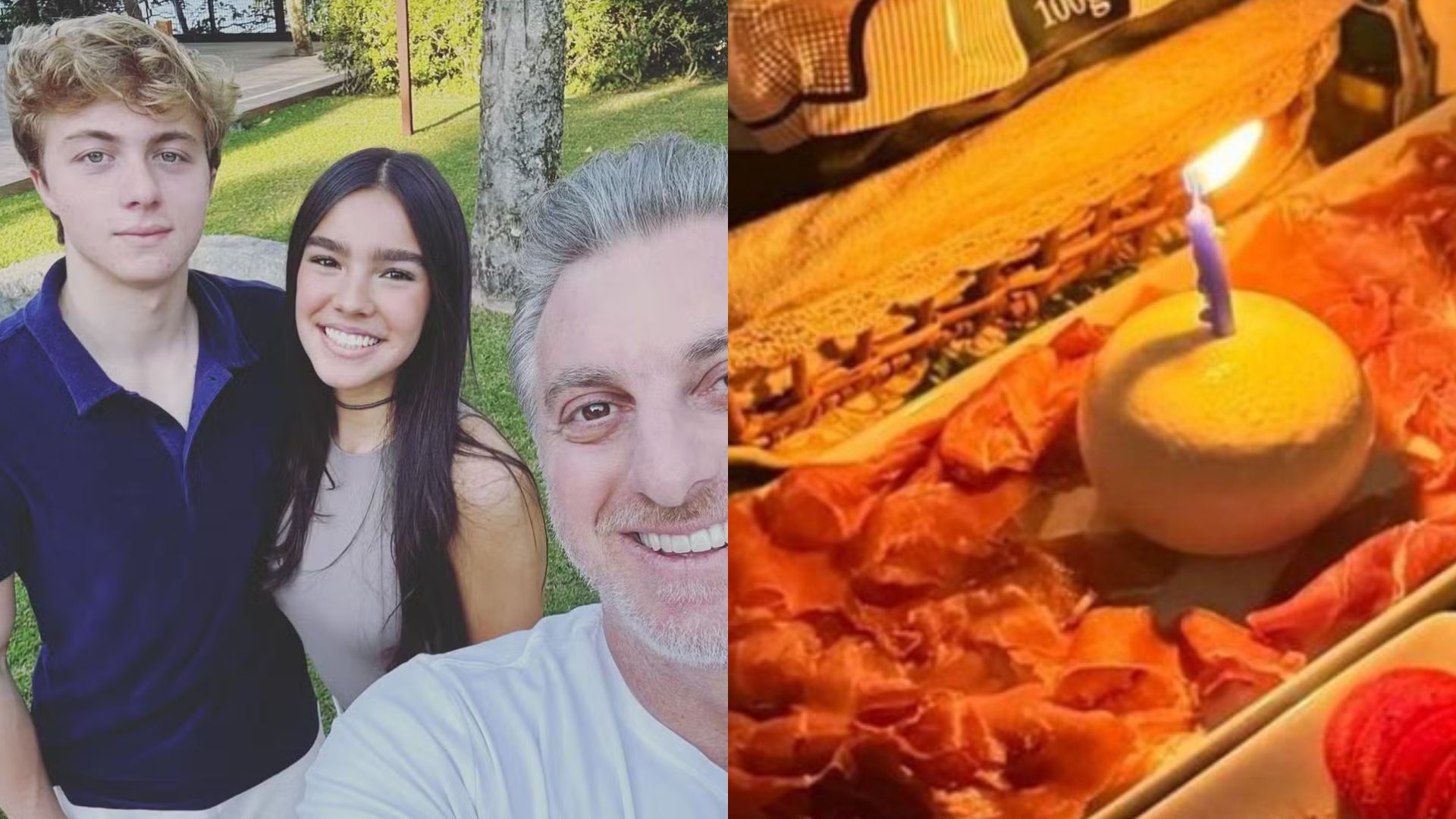 Namorada de Benício Huck surpreende jovem em aniversário: ‘Minha vida’