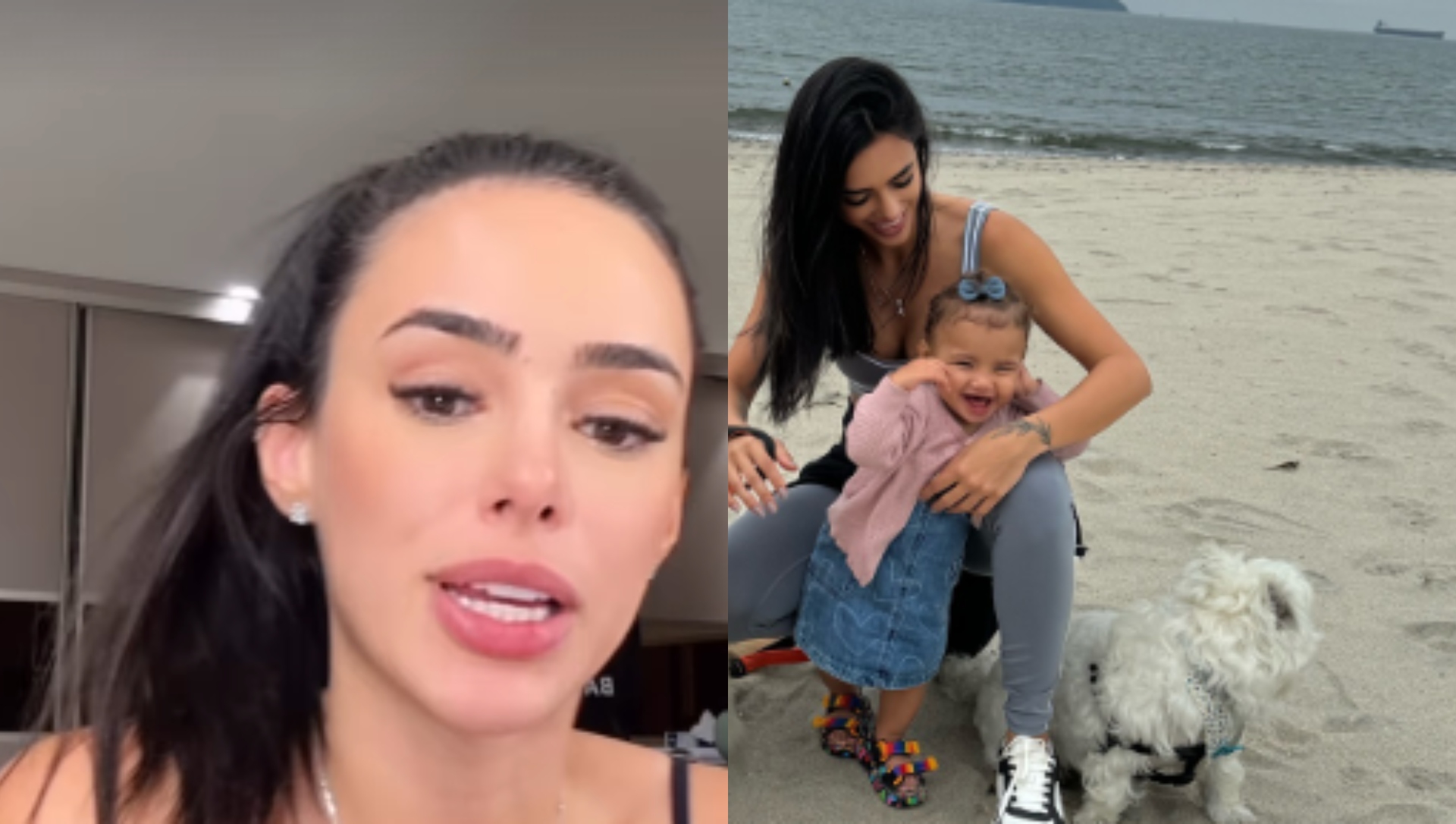 Bruna Biancardi relata nova rotina com a filha Mavie: ‘Primeiro dia’