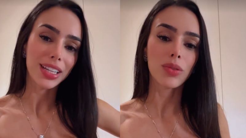 Bruna Biancardi revela por que veio ao Brasil com Neymar: ‘Já estava combinado’