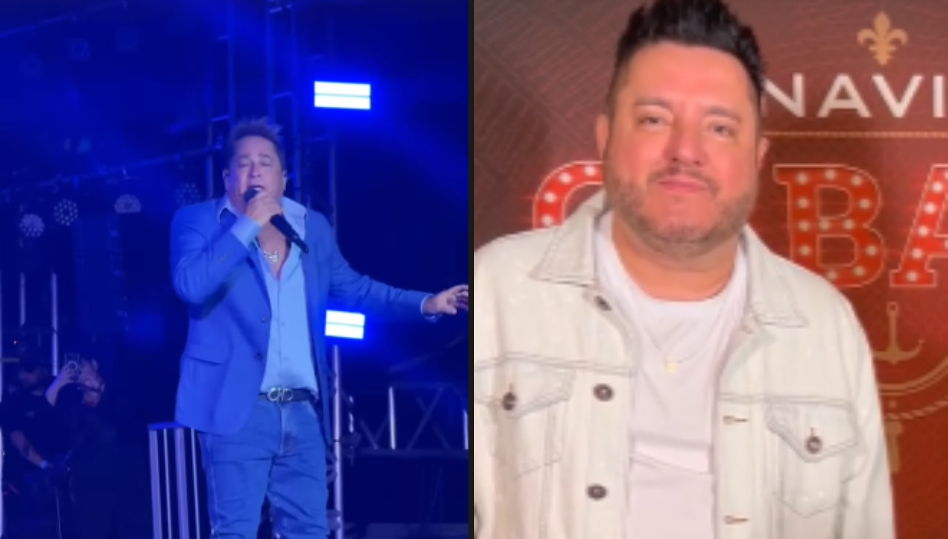 Bruno desabafa após show em navio de Leonardo: ‘Não é fácil’