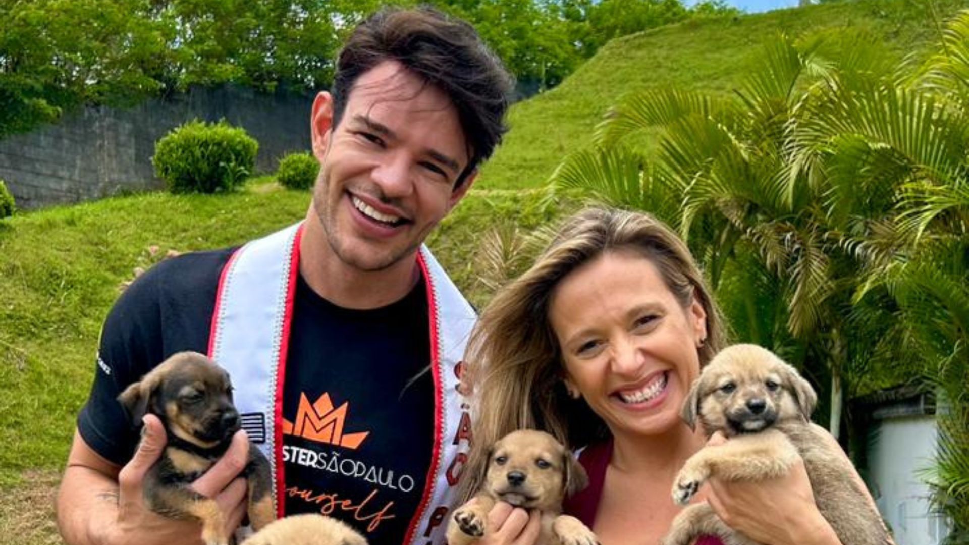 Mister São Paulo se une a Luisa Mell para promover adoção de animais: ‘Experiência única’