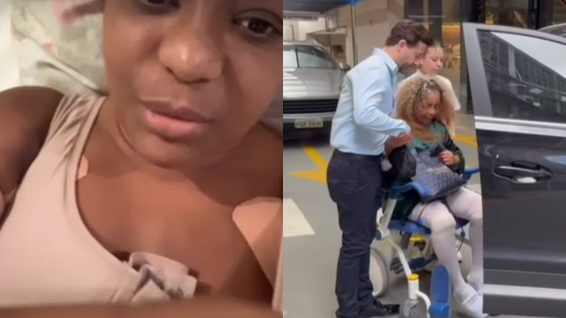 Cariúcha expõe recuperação difícil ao deixar hospital de cadeira de rodas: ‘Não posso’