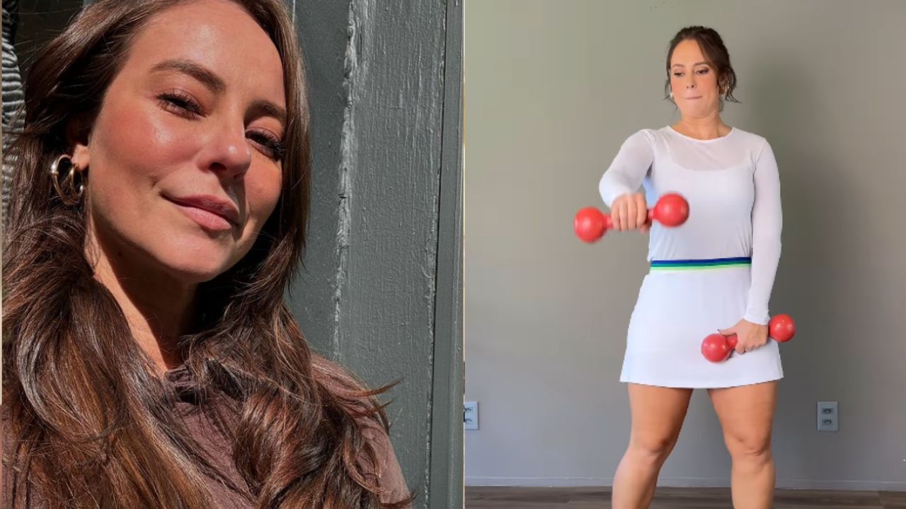 Paolla Oliveira mostra rotina de exercícios e dispara: ‘Me deixa viva”