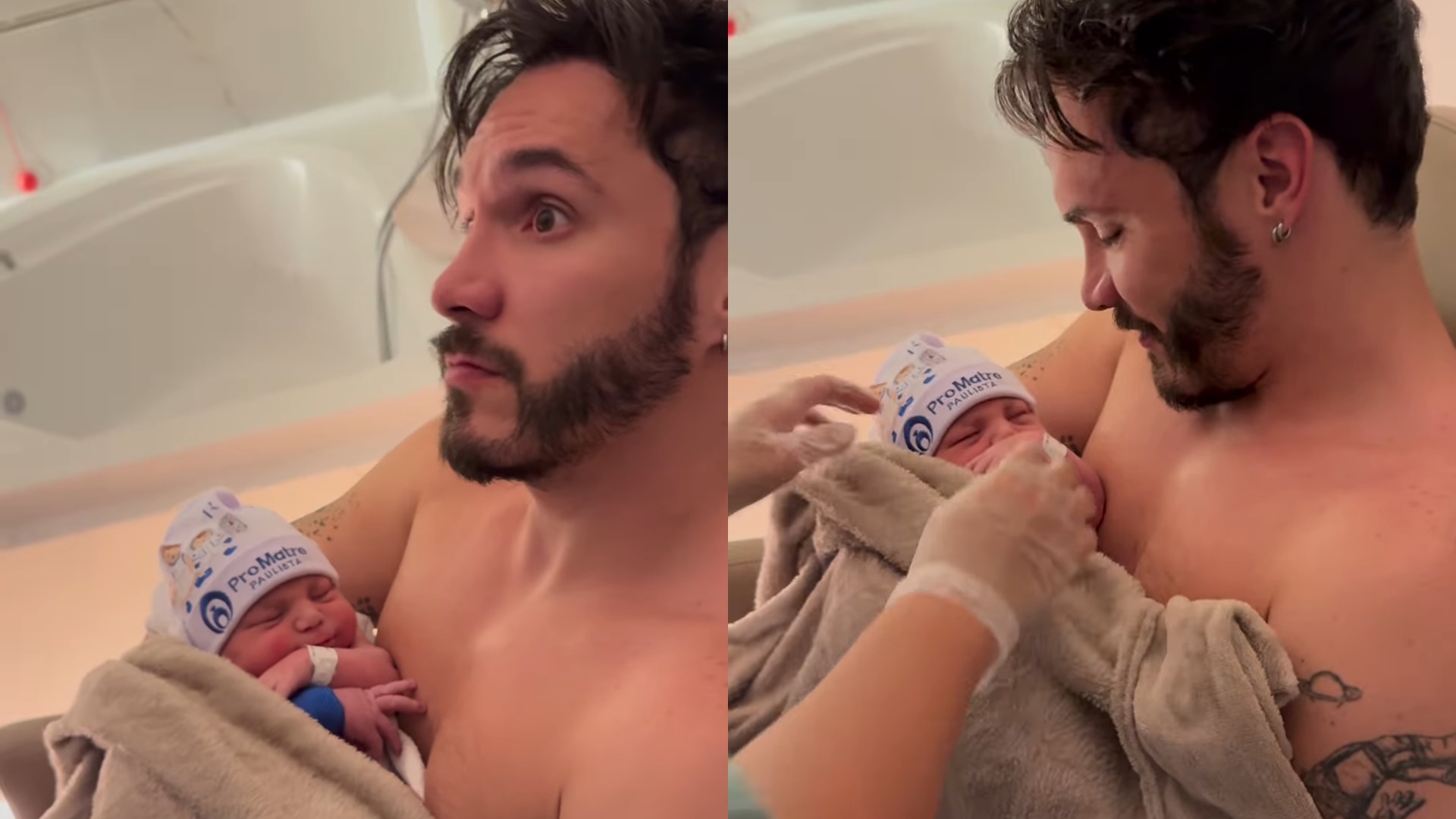Eliezer revela que filho com Viih Tube quase foi para a UTI: ‘Desconforto respiratório’
