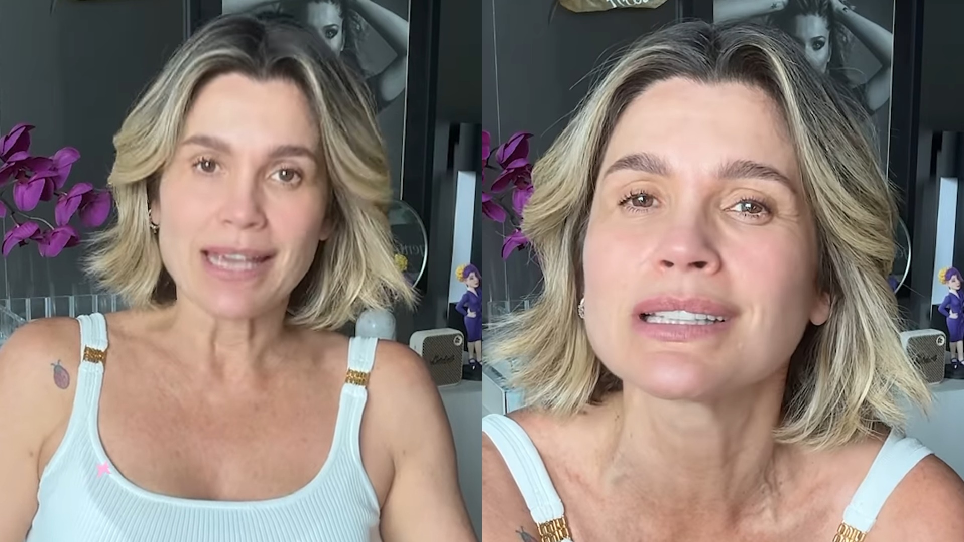 Aos 50 anos, Flávia Alessandra se revolta com pressão estética: ‘Beleza real não dá like’