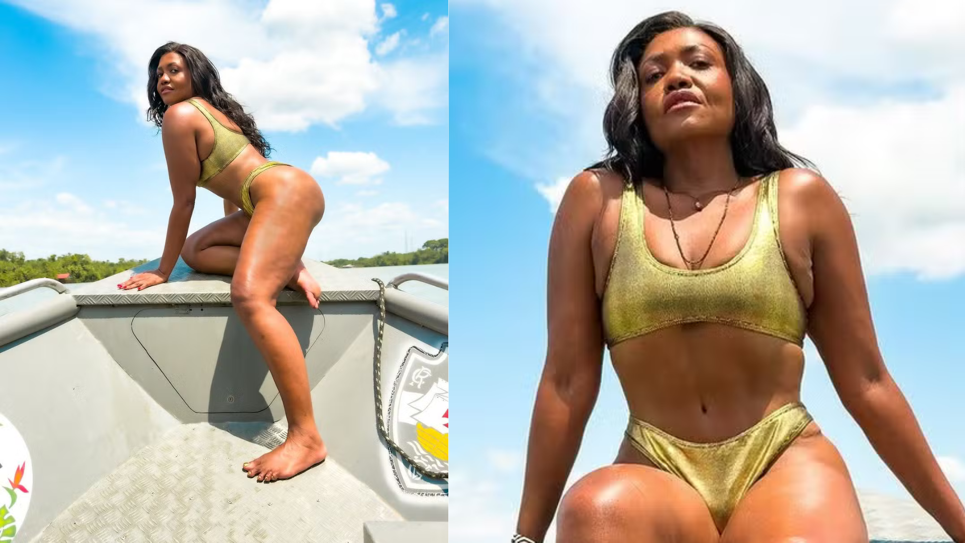 Gaby Amarantos recebe críticas ao postar foto de biquíni após perder 25kg