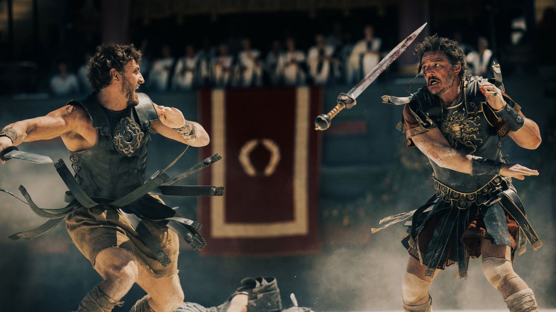 Gladiador 2, com Paul Mescal e Pedro Pascal, estreia nos cinemas