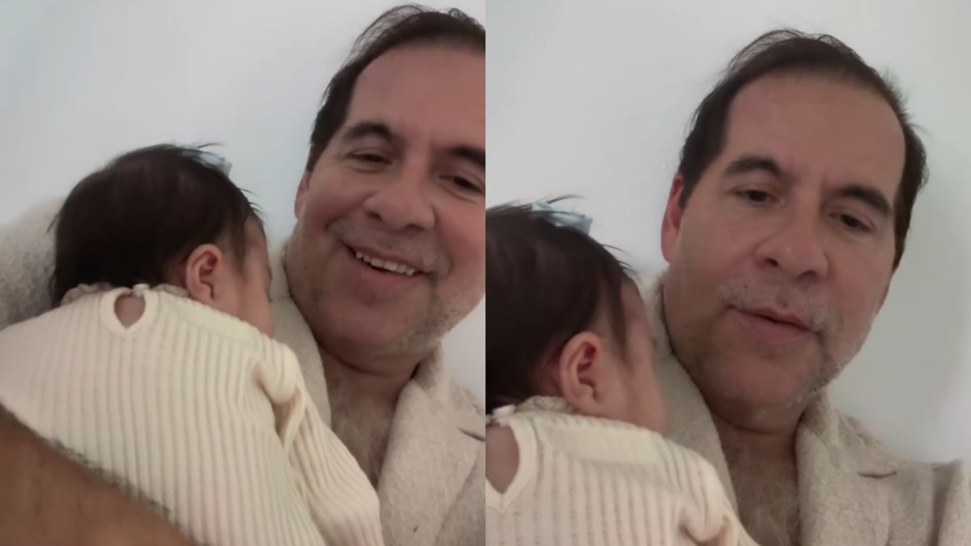 Avô Coruja! Leandro Hassum se emociona ao celebrar um mês da netinha: ‘Que orgulho’