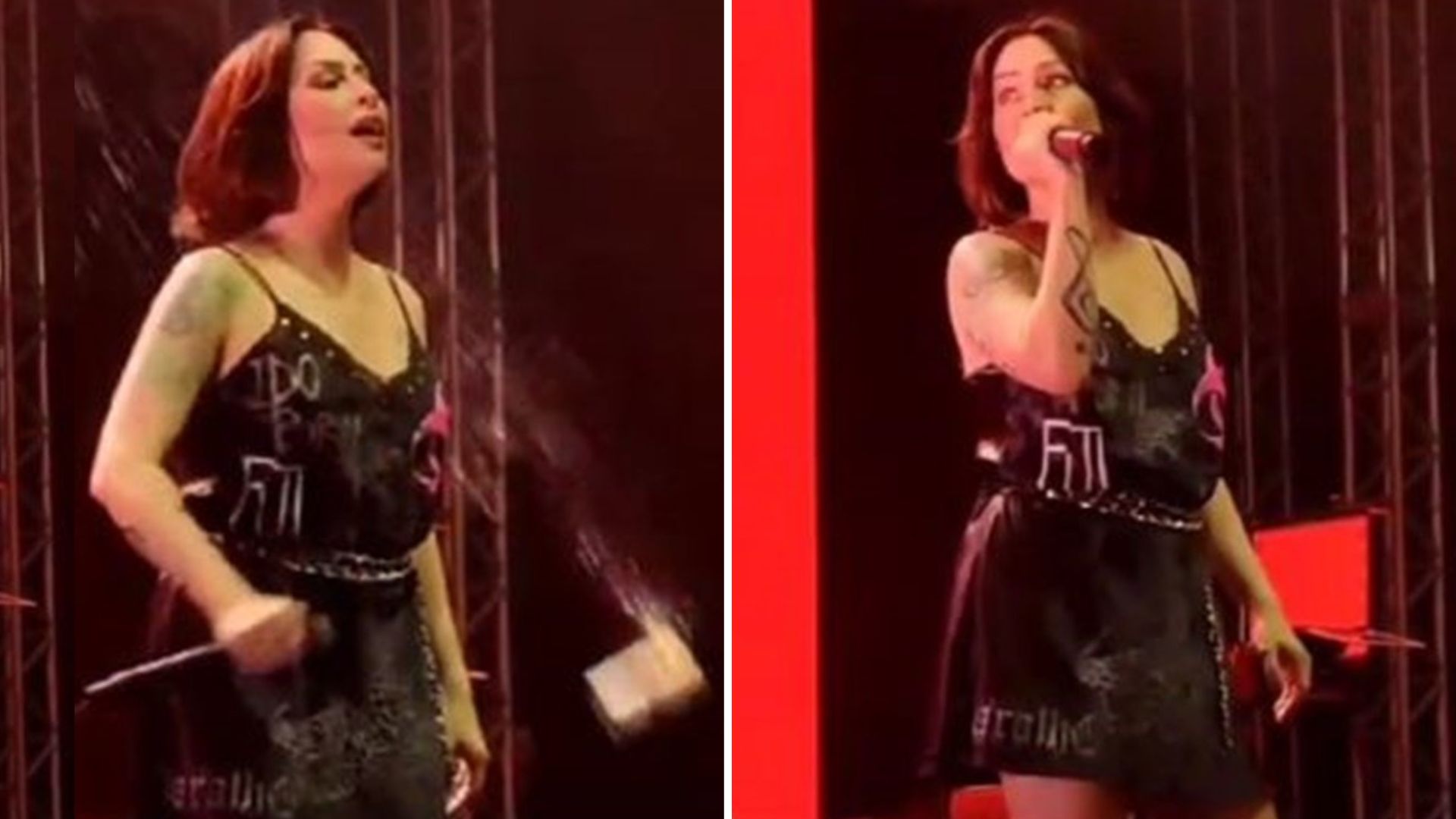 ‘Levanta aí, bonita’: Pitty enfrenta agressora durante show em SP