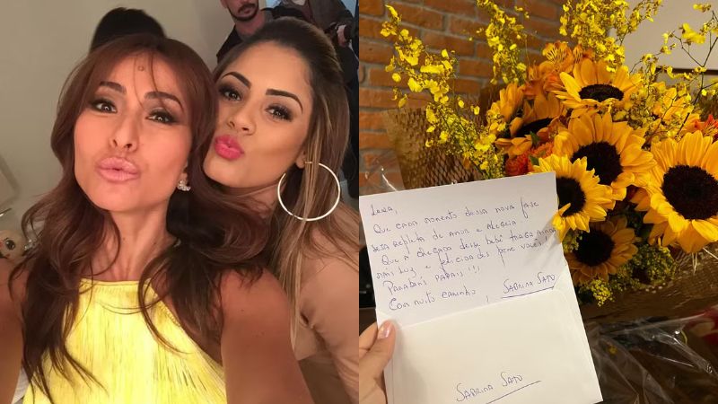 Lexa recebe carta escrita por Sabrina Sato sobre gravidez: ‘Com muito carinho’