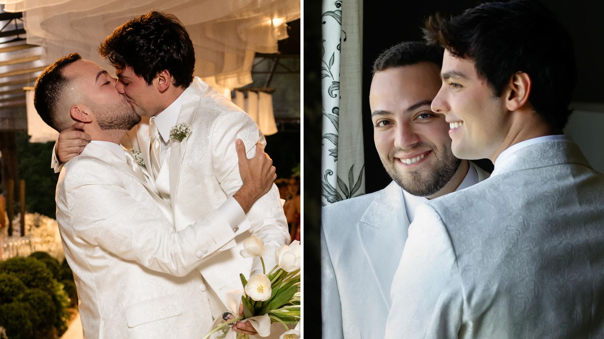 Lucas Rangel e Lucas Bley se casam em cerimônia luxuosa: ‘Presença de Deus’