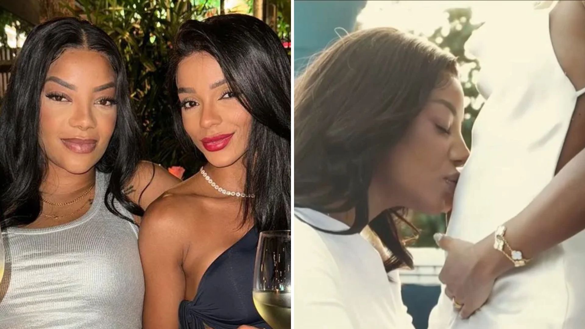 Mamães! Ludmilla anuncia gravidez de Brunna Gonçalves: ‘Agora somos três’