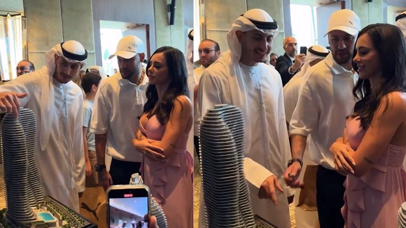 Luxo! Novo prédio de Neymar em Dubai tem praia artificial e vista panorâmica; confira
