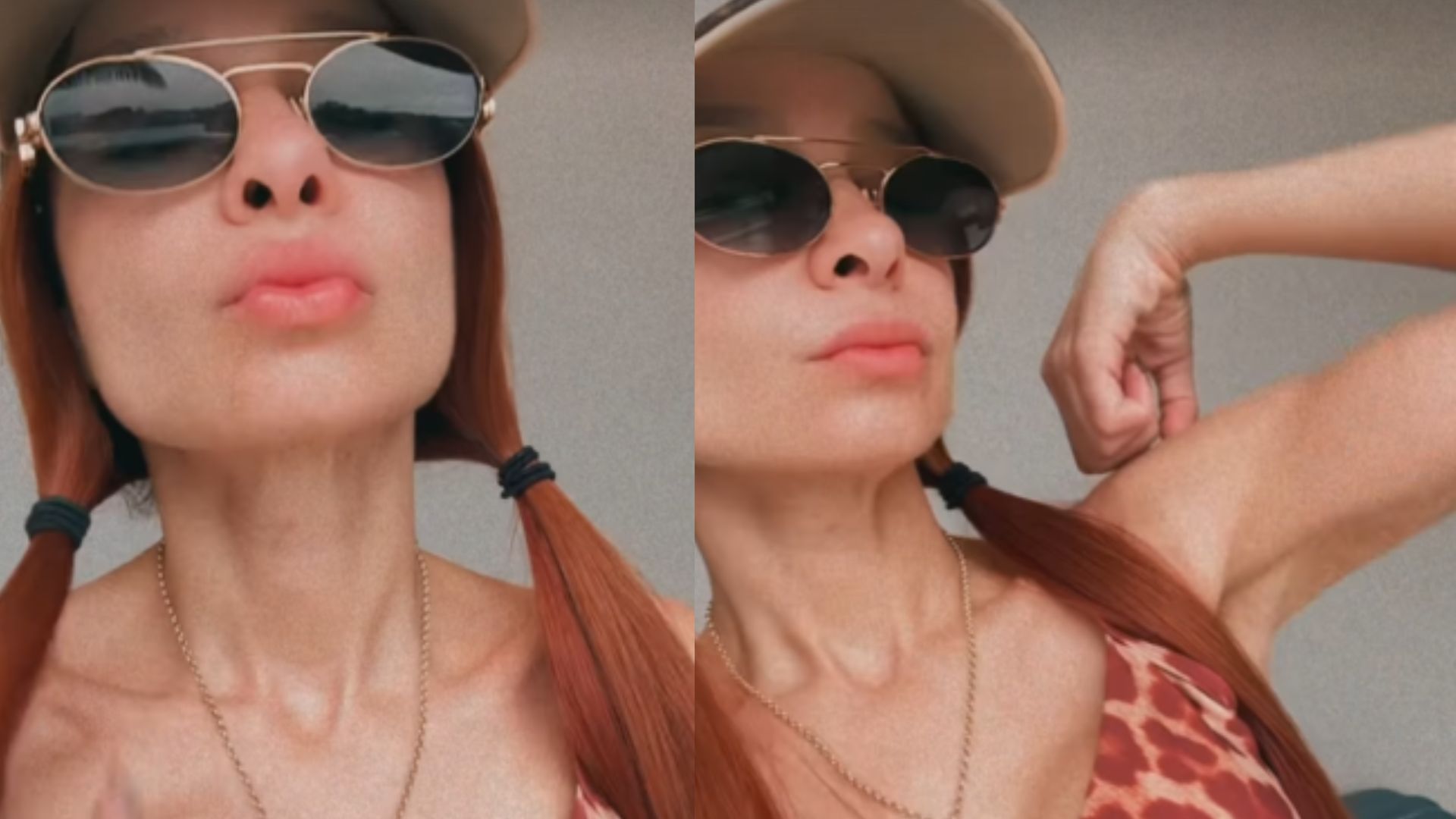 Maiara ignora críticas sobre seu corpo e mostra muque a caminho do treino: ‘bora!’
