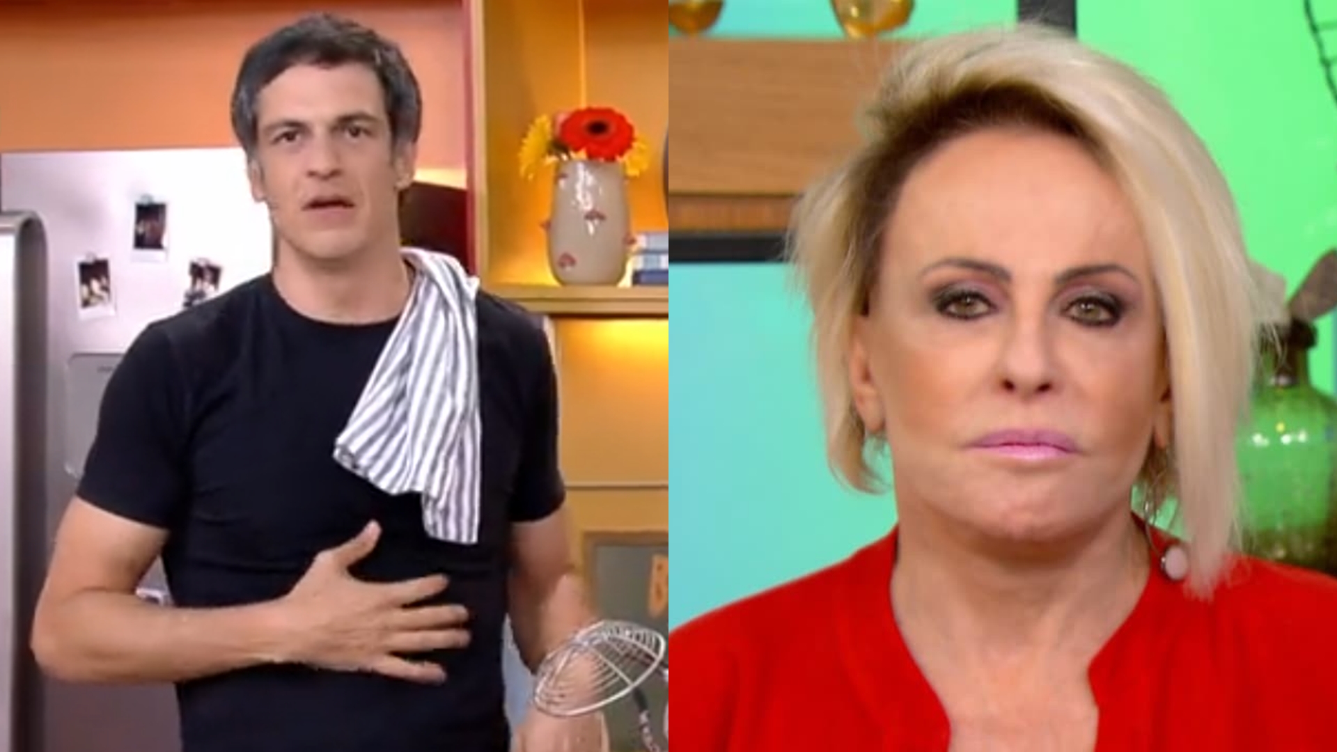 Mateus Solano revela ‘azia danada’ após comer no Mais Você e Ana Maria Braga rebate