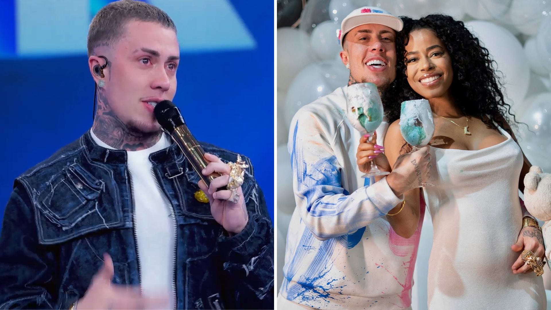 MC Daniel se emociona ao falar sobre o filho no Domingão: ‘Ansioso demais’