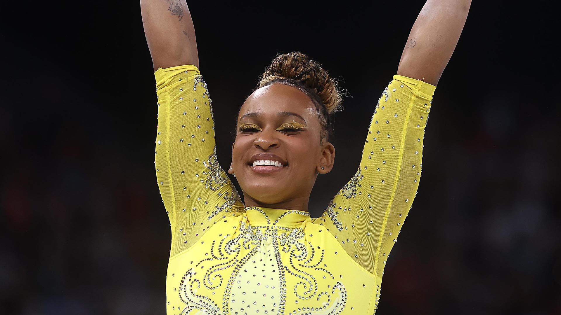 Rebeca Andrade revela interesse em carreira na saúde: ‘Trabalhar como psicóloga’