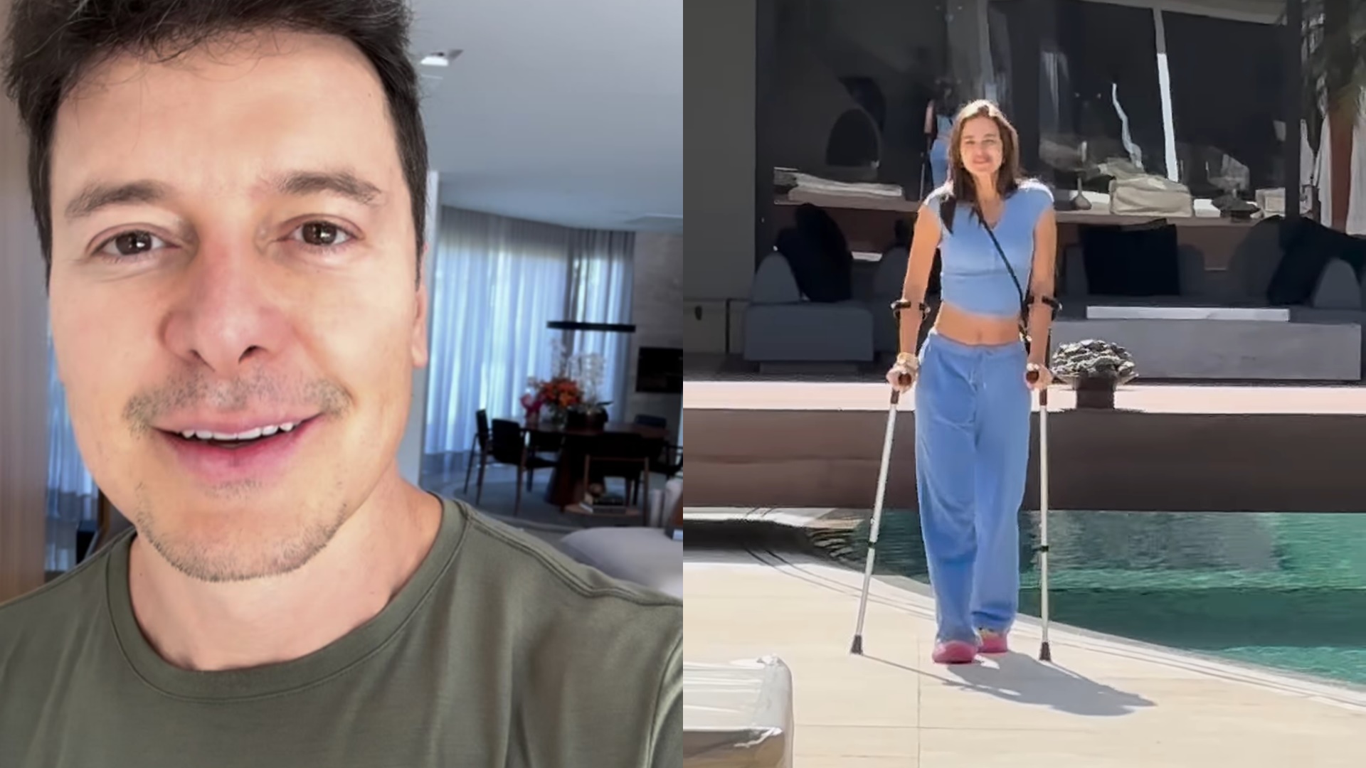 Rodrigo Faro chora com nova fase em luta da esposa contra o câncer: ‘Deus já te curou’