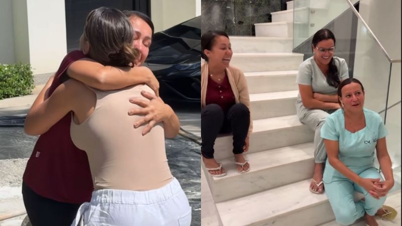 Simone Mendes surpreende com presente e funcionárias de Carlinhos Maia caem no choro