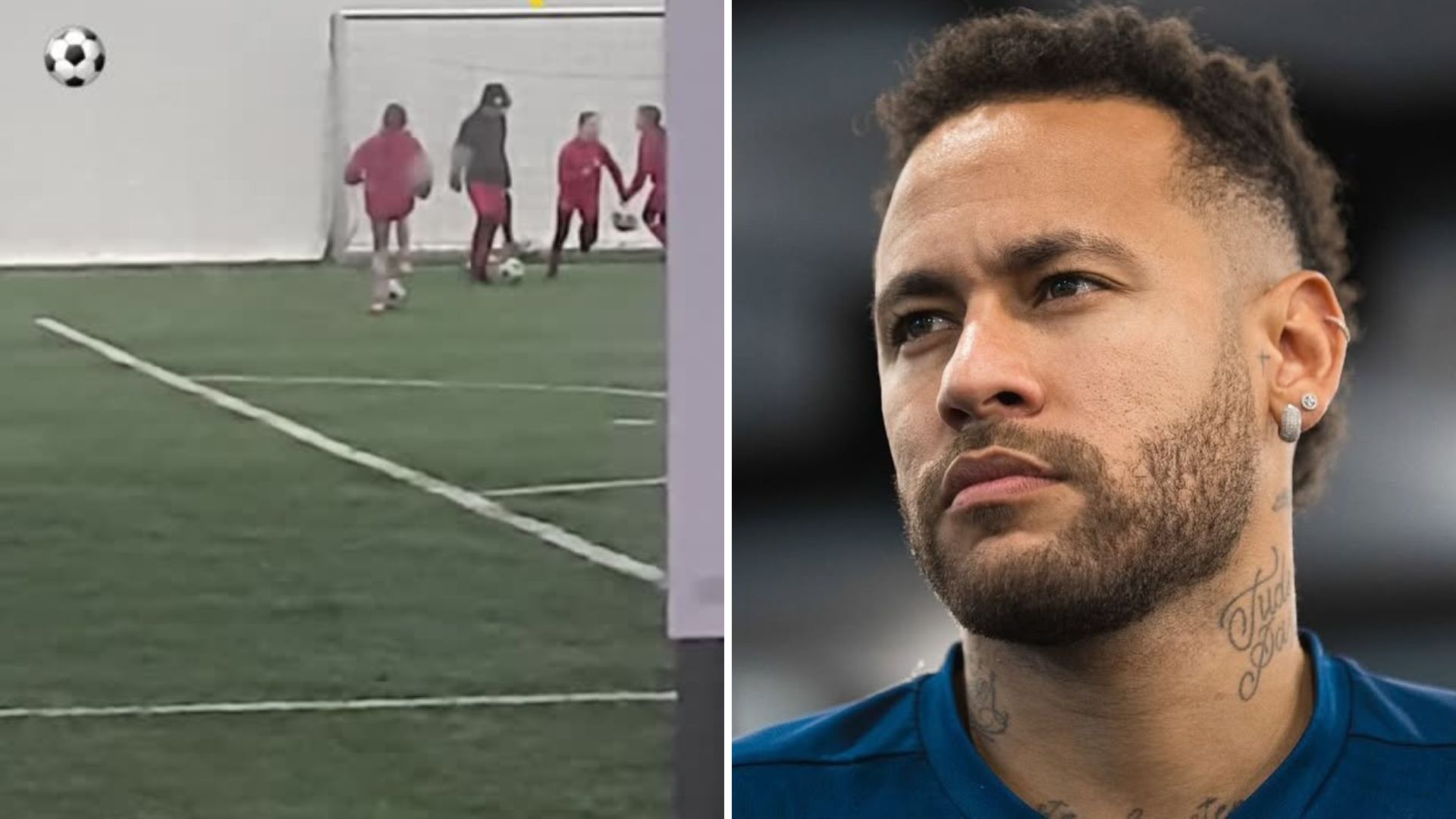 Suposta filha de Neymar Jr. choca ao aparecer em aulas de futebol: entenda