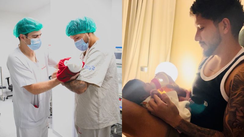 Um mês após o nascimento, Yuri Lima compartilha fotos dos primeiros dias de Nala