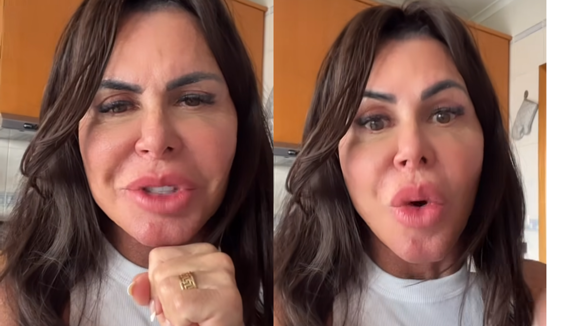 Gretchen se revolta com comentário ácido de fã e dá basta: ‘Morre de inveja de mim’