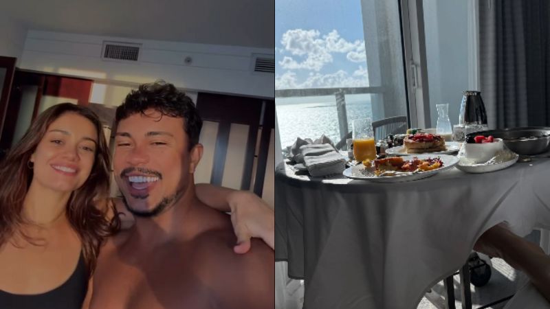 Xamã e Sophie Charlotte curtem momento junto em Miami antes do Grammy Latino