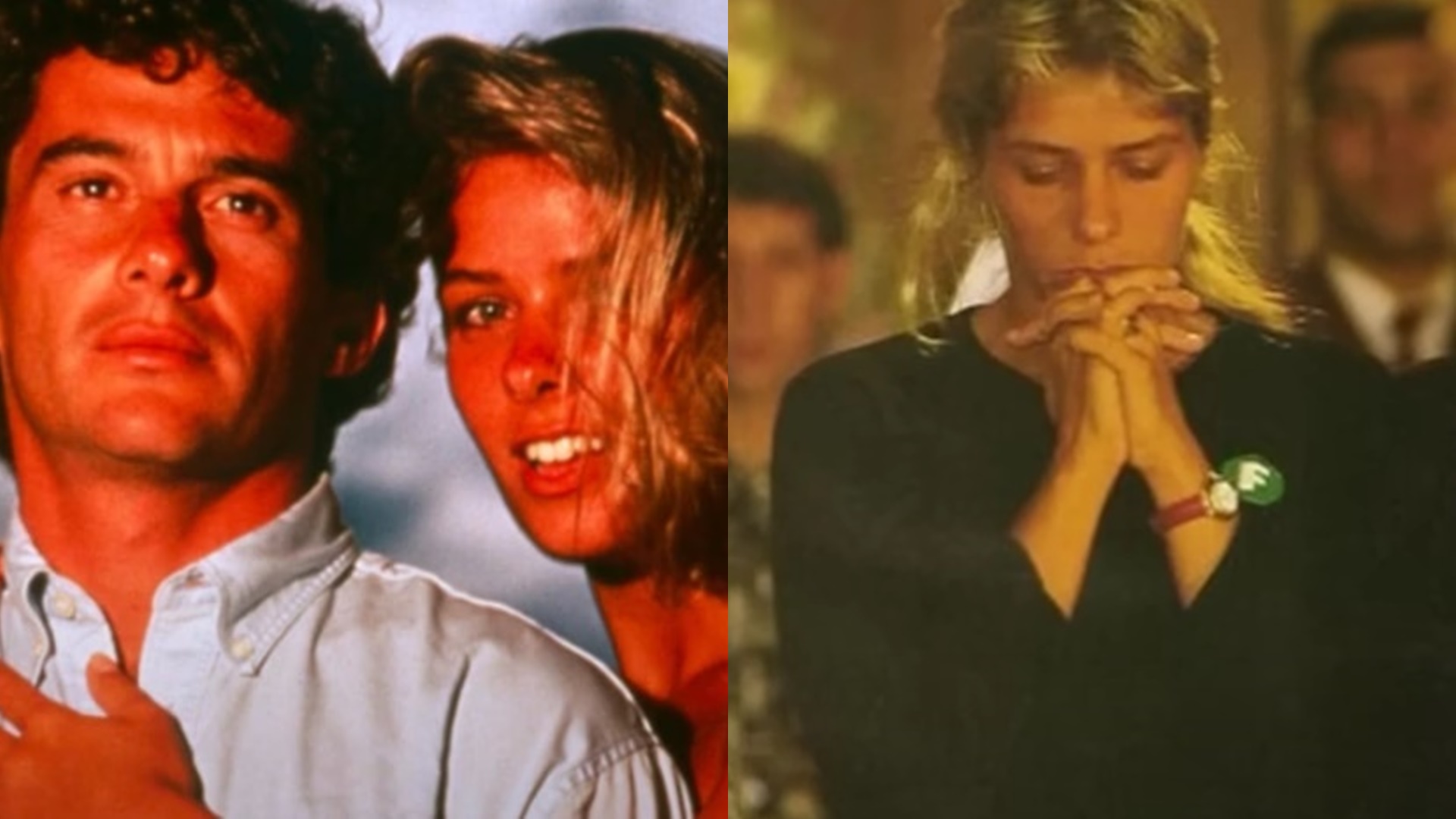 Imagens resgatadas contradizem Galisteu sobre divisão em velório de Senna