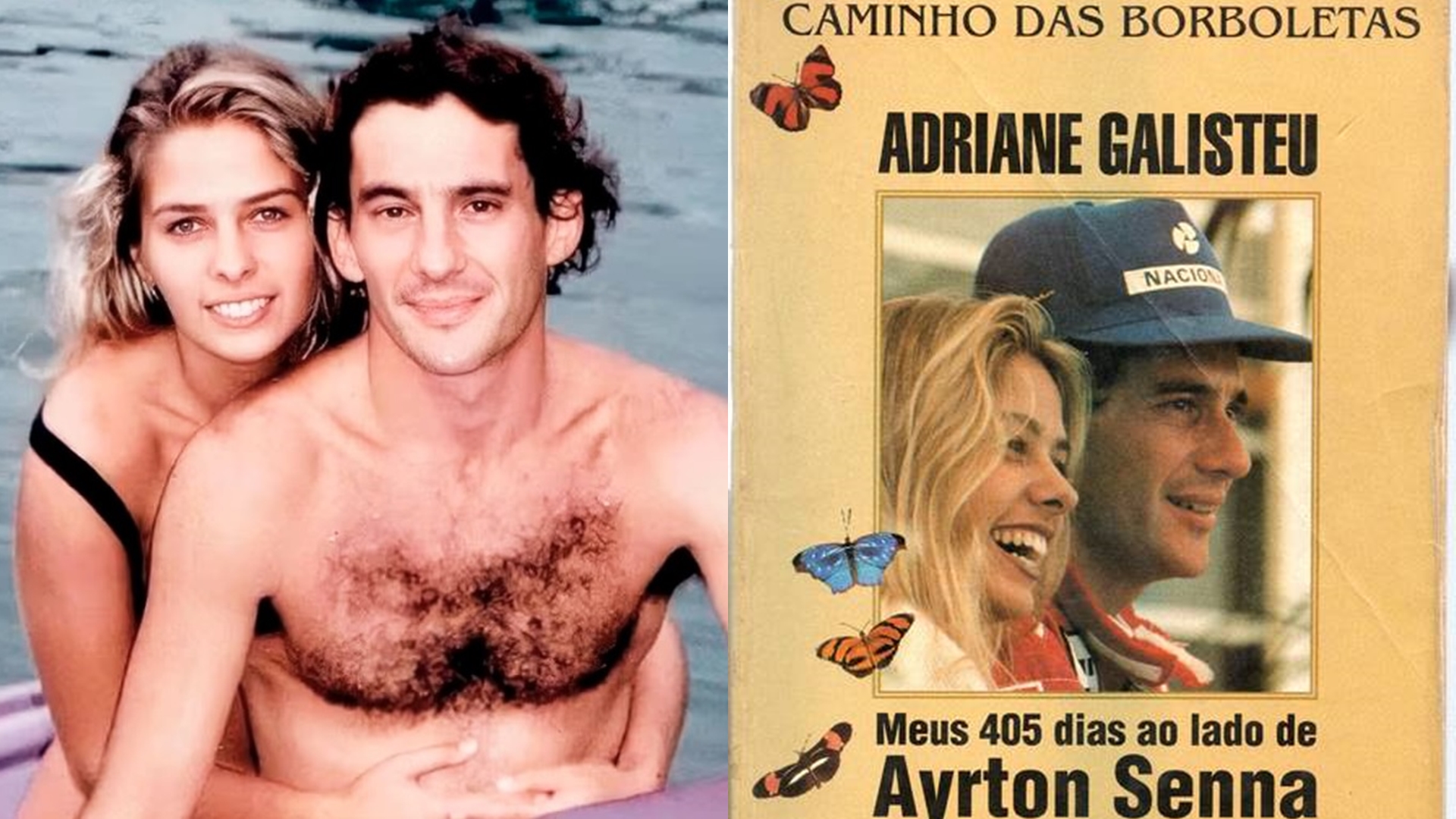 Livro esgotado de Adriane Galisteu sobre vida com Ayrton Senna atinge valor absurdo