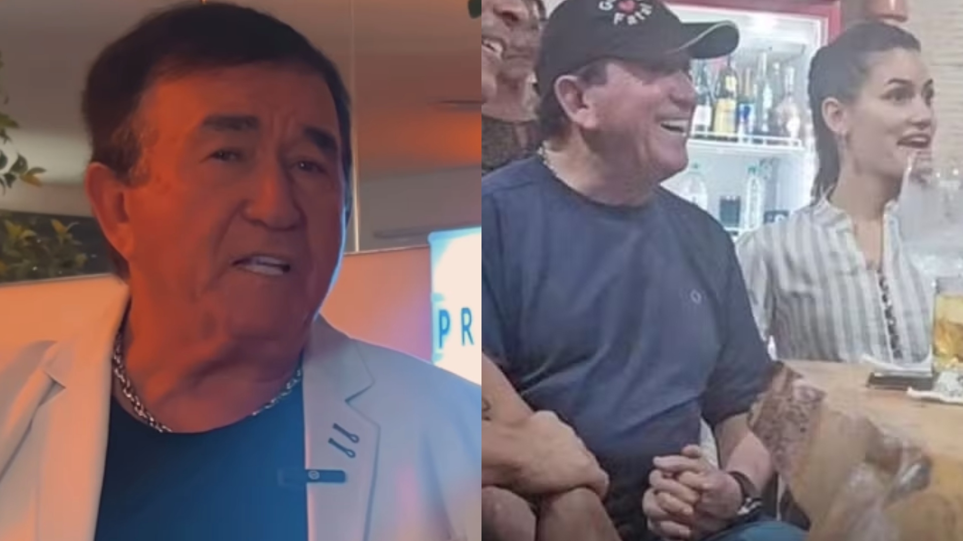 Aos 73 anos, Amado Batista é flagrado com miss 50 anos mais nova; saiba quem é