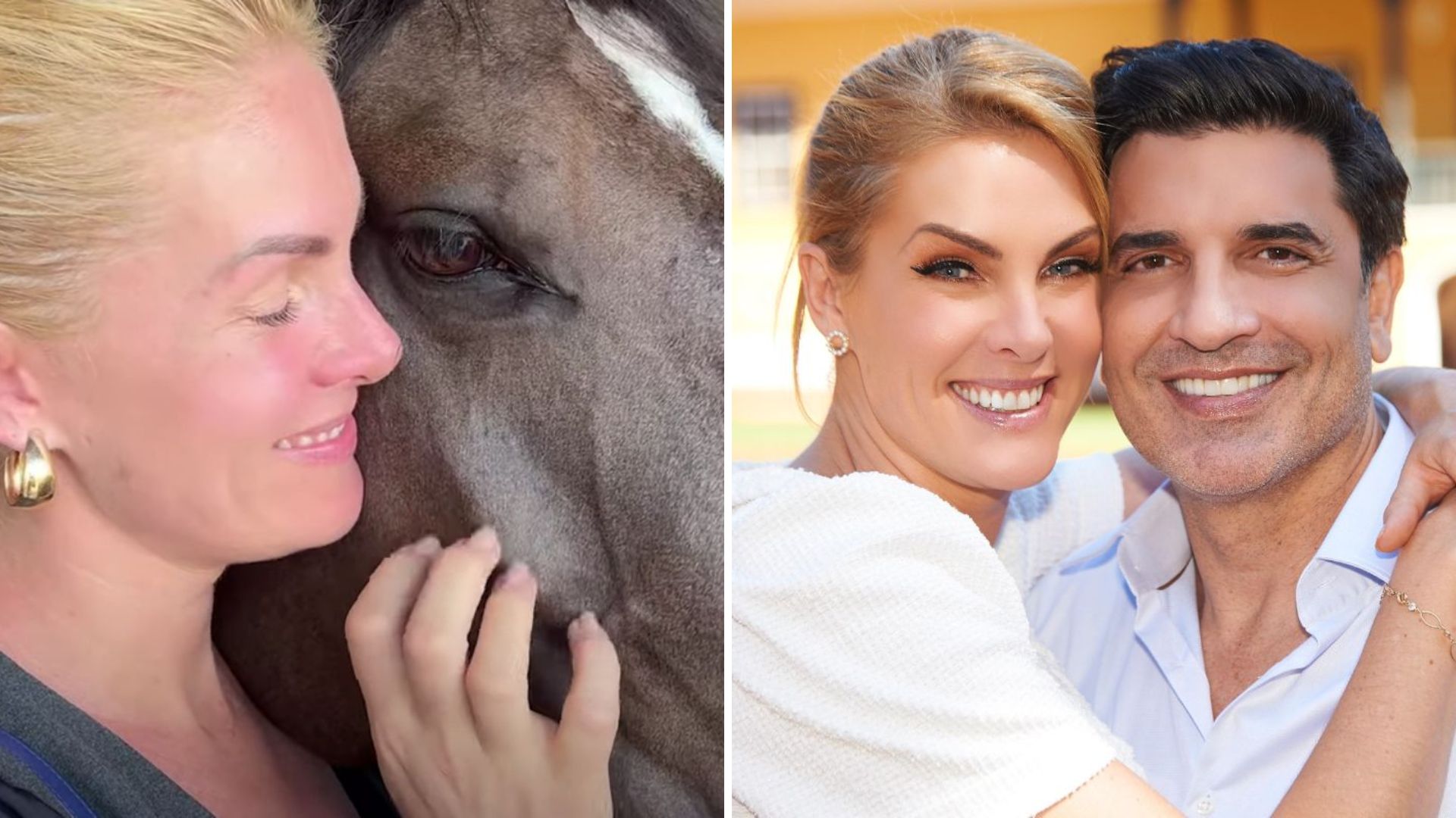 Ana Hickmann ganha cavalo puro-sangue de milhões de Edu Guedes: ‘É sério?’
