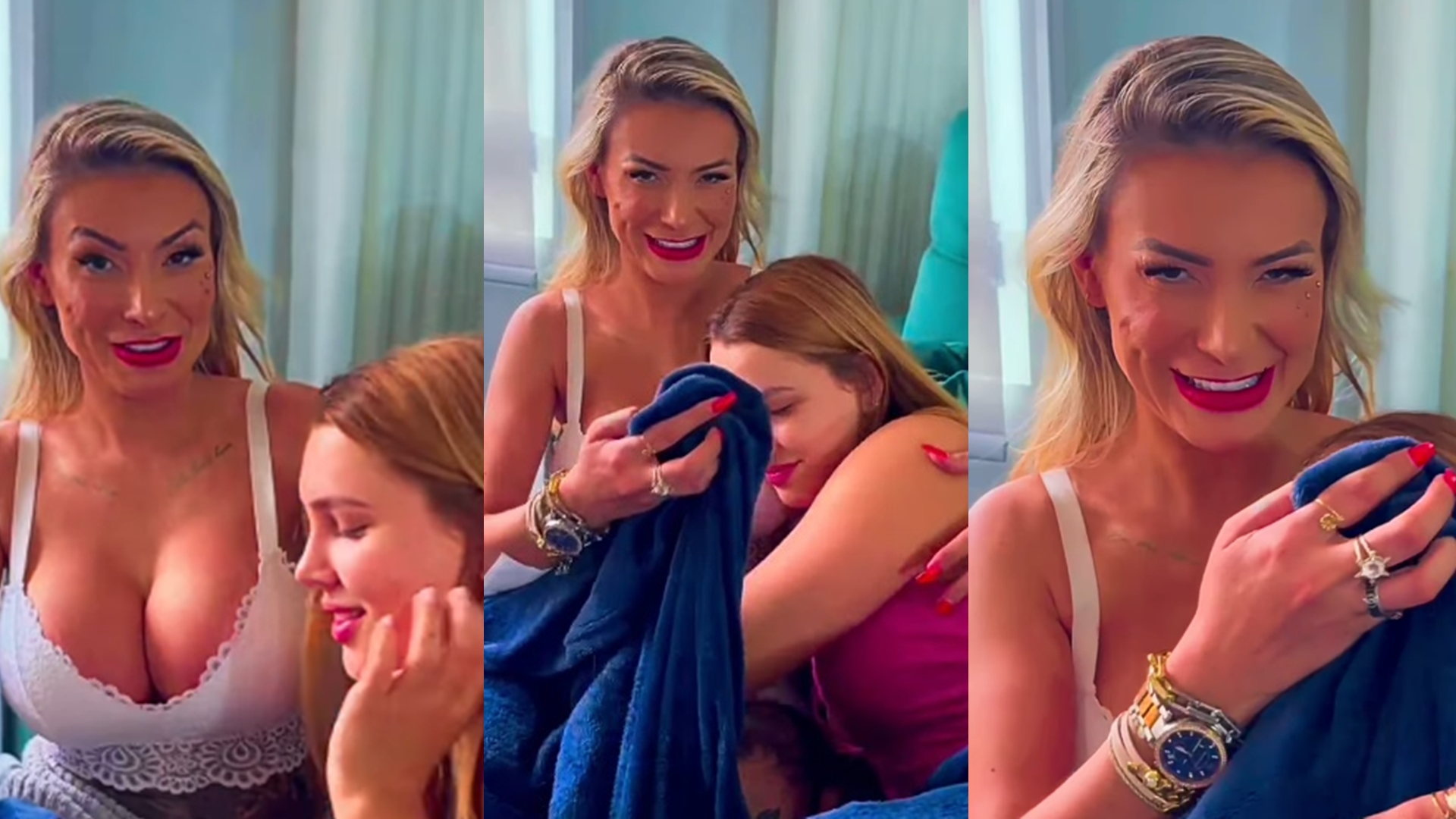 Andressa Urach posta vídeo com a nora e assusta os fãs: ‘Não faça isso’