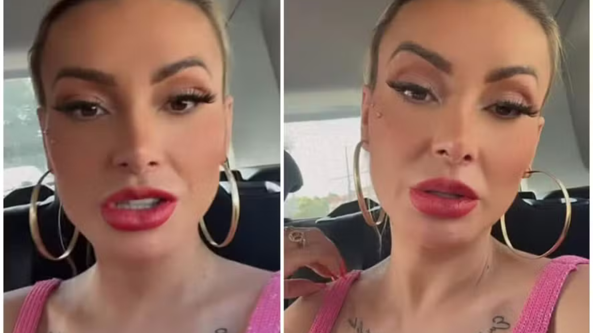 Andressa Urach cancela gravação de vídeo íntimo de última hora: ‘Meu corpo’
