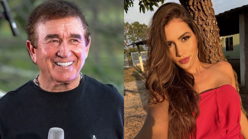 Aos 73 anos, Amado Batista ganha declaração da namorada 51 anos mais nova: ‘Feliz’