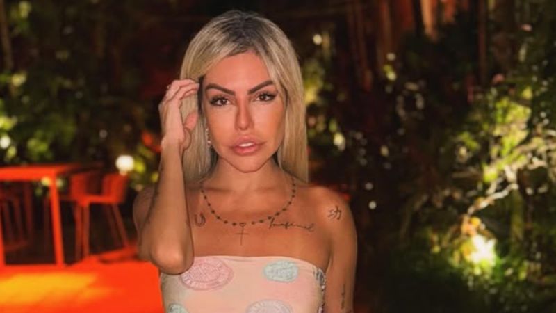 Ex-Fazenda Liziane Gutierrez exibe rosto após nova cirurgia; veja