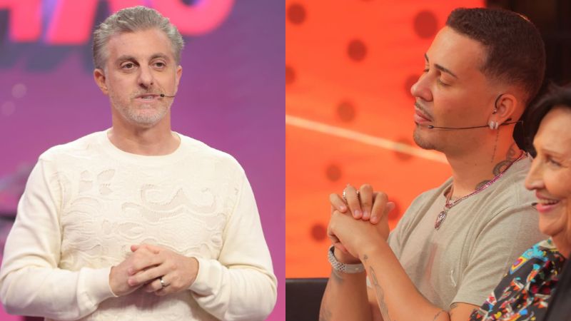 Carlinhos Maia fica aos prantos ao receber surpresa no ‘Domingão com Huck’
