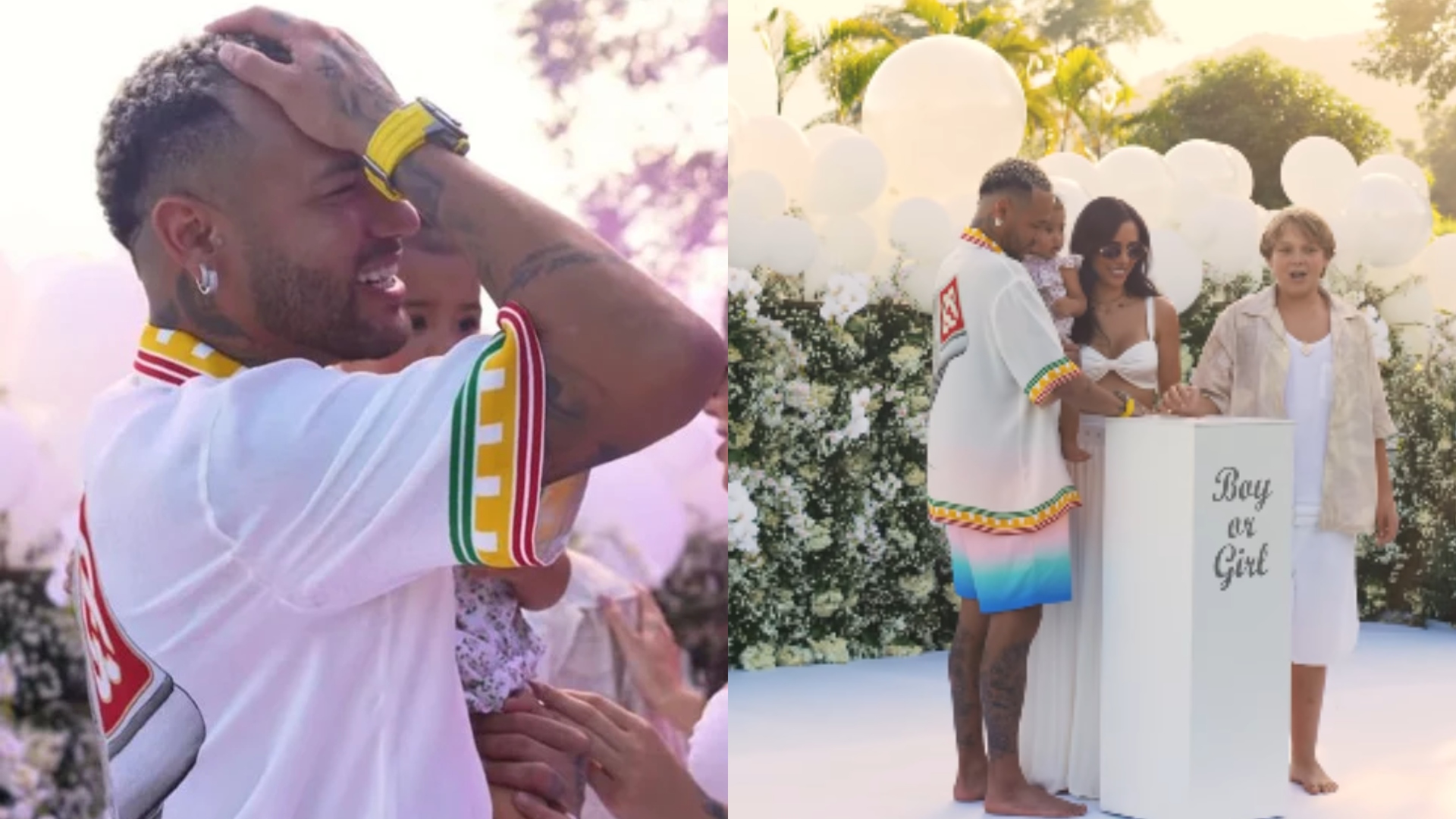 Grávidos! Veja os detalhes do chá revelação da segunda filha de Neymar e Biancardi