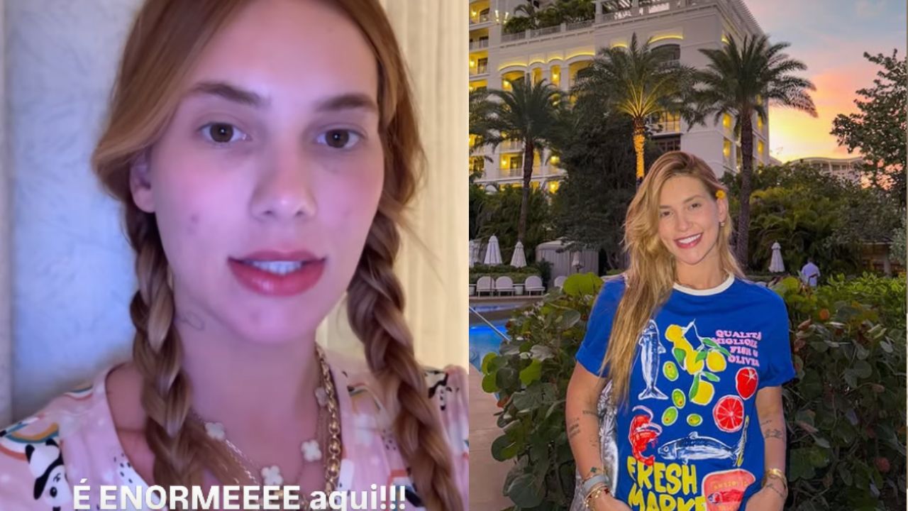 Virginia expõe luxo de hotel em Bahamas e revela perrengue: ‘Se perdia’