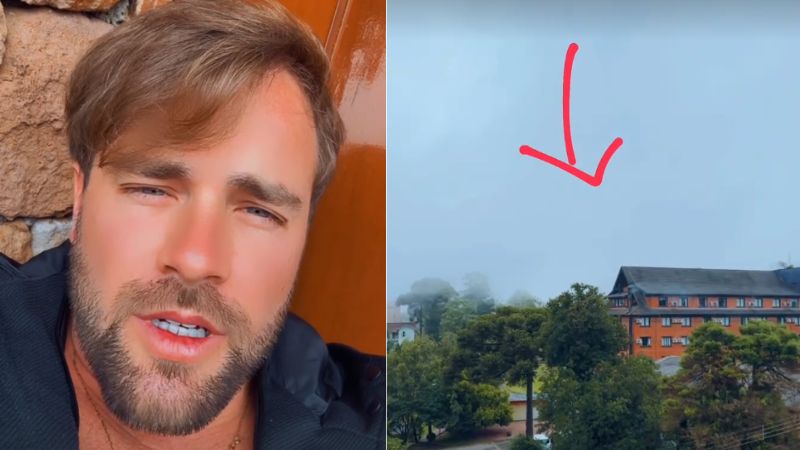 Ex-BBB diz que avião caiu perto da pousada que está em Gramado: ‘Inacreditável’