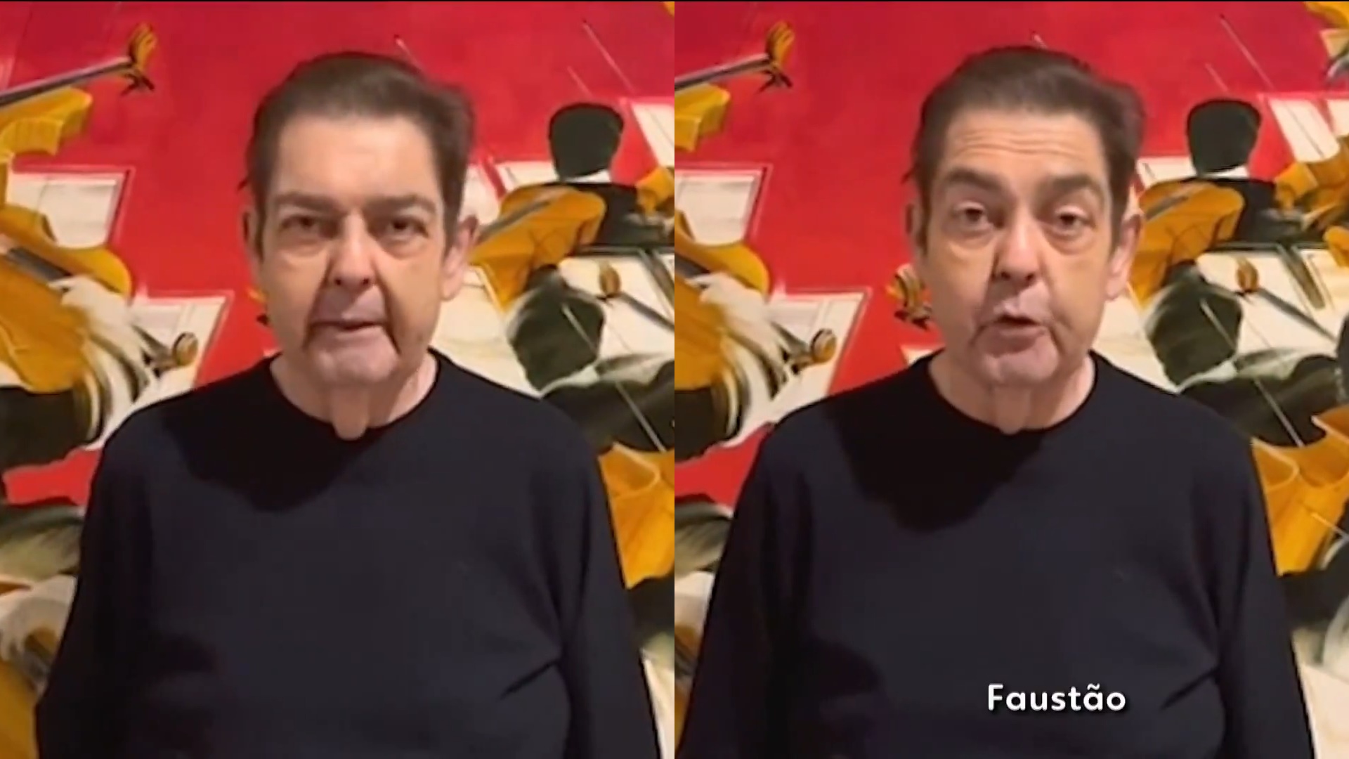 Faustão reaparece no Domingão após 3 anos e deixa recado: ‘Cuidem da saúde’