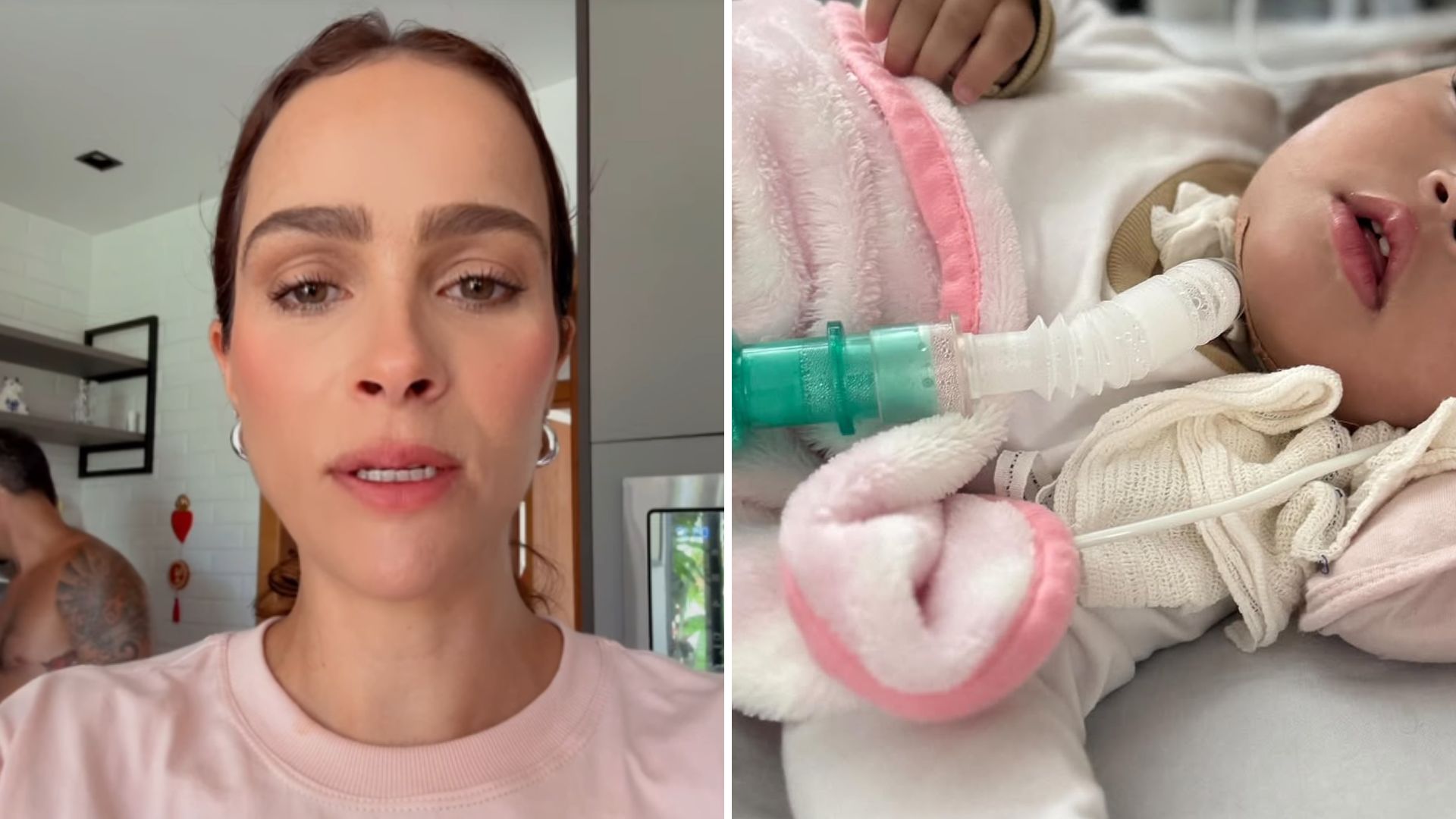 Letícia Cazarré atualiza estado da filha após internação: ‘Várias infecções’