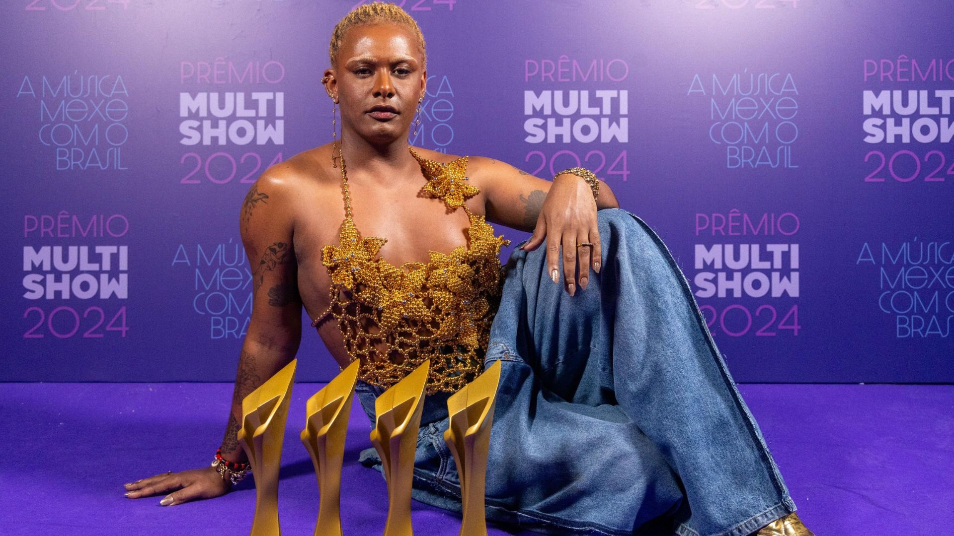‘A mais premiada’: Liniker bate recordes em Prêmio Multishow 2024