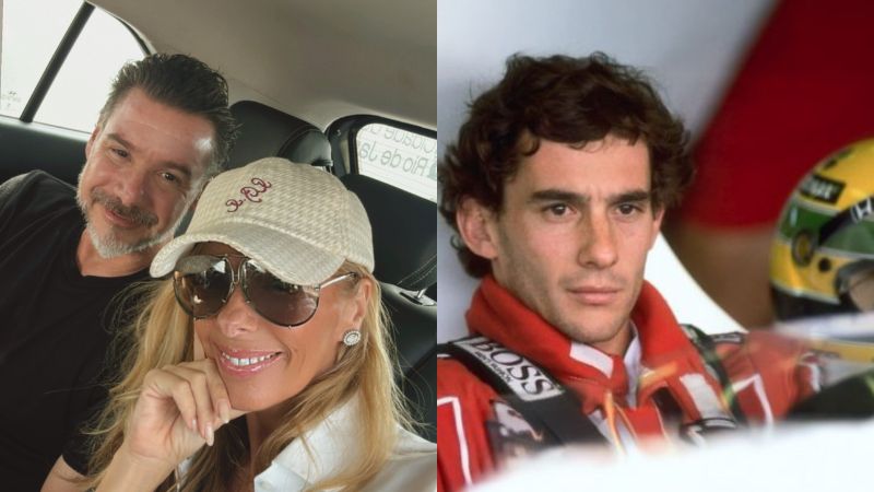 Adriane Galisteu expõe reação do marido ao falar sobre Ayrton Senna: ‘Não tem ciúmes’