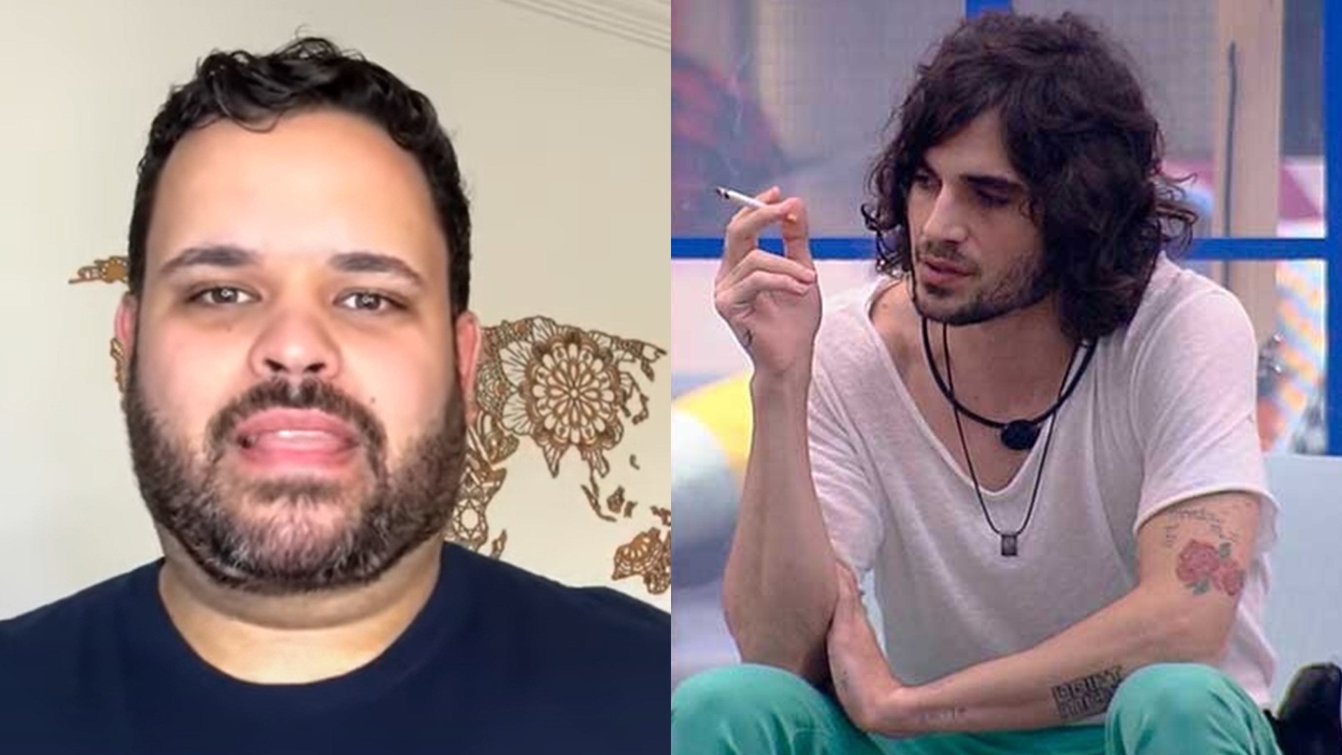 Michel critica Fiuk e desmerece convite após ser excluído das bodas do BBB: ‘Só fumava’