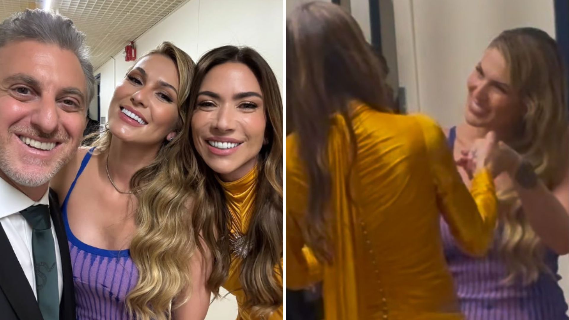 ‘Pode’: Patrícia Abravanel cobra Huck sobre Lívia Andrade em bastidores da Globo
