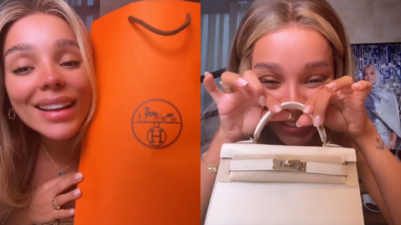 Presentão! Brunna Gonçalves mostra bolsa de luxo que ganhou de Ludmilla; saiba o valor