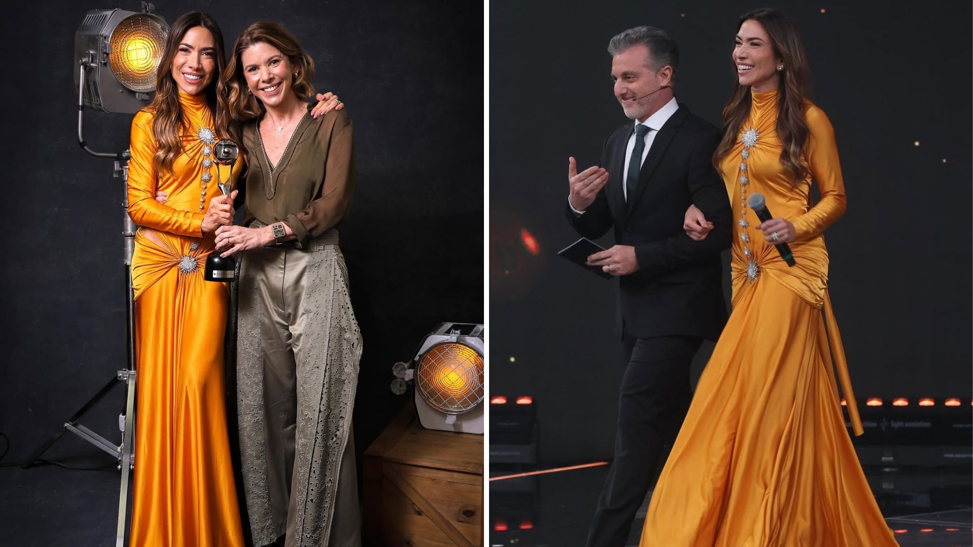 Reciclado? Patricia Abravanel repete look de grife em Melhores do Ano: entenda