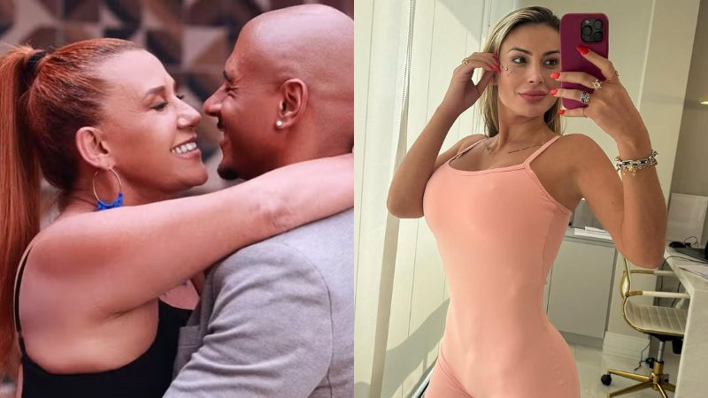 Rita Cadillac grava conteúdo adulto com ex de Urach e nega rivalidade: ‘Pirou de vez’