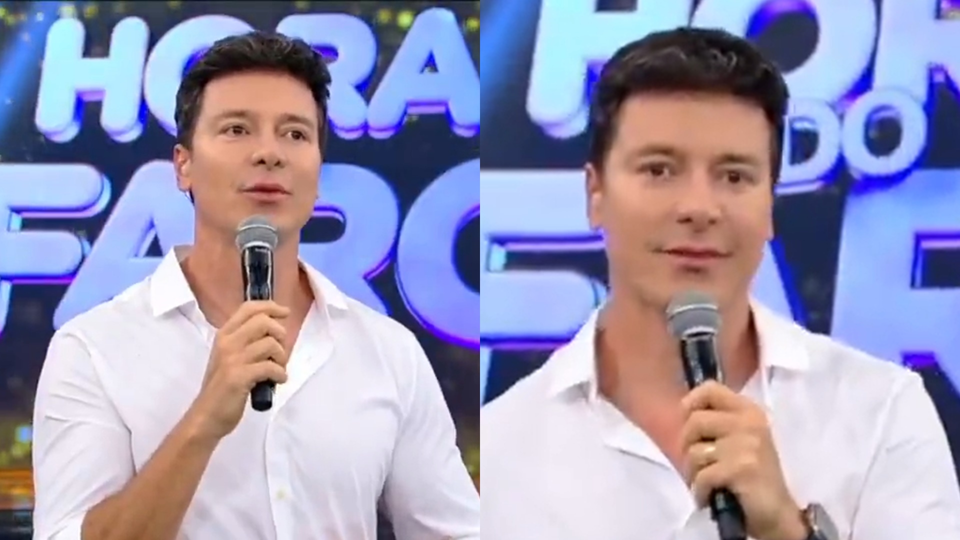 Rodrigo Faro chora em discurso de despedida após demissão na Record: ‘Doloroso’