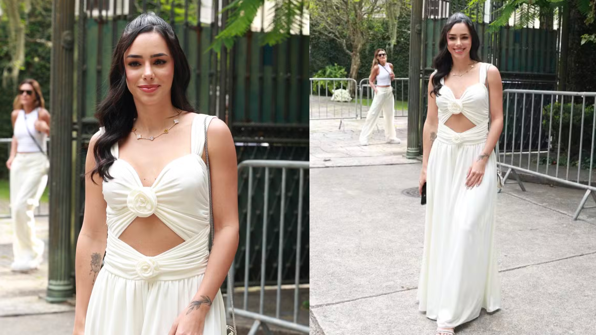 Bruna Biancardi marca presença no chá revelação de Ludmilla e Brunna Gonçalves